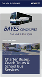 Mobile Screenshot of bayescoachlines.co.nz